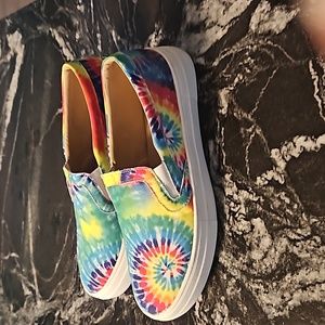 Tie Dye Slip on shoes size 10